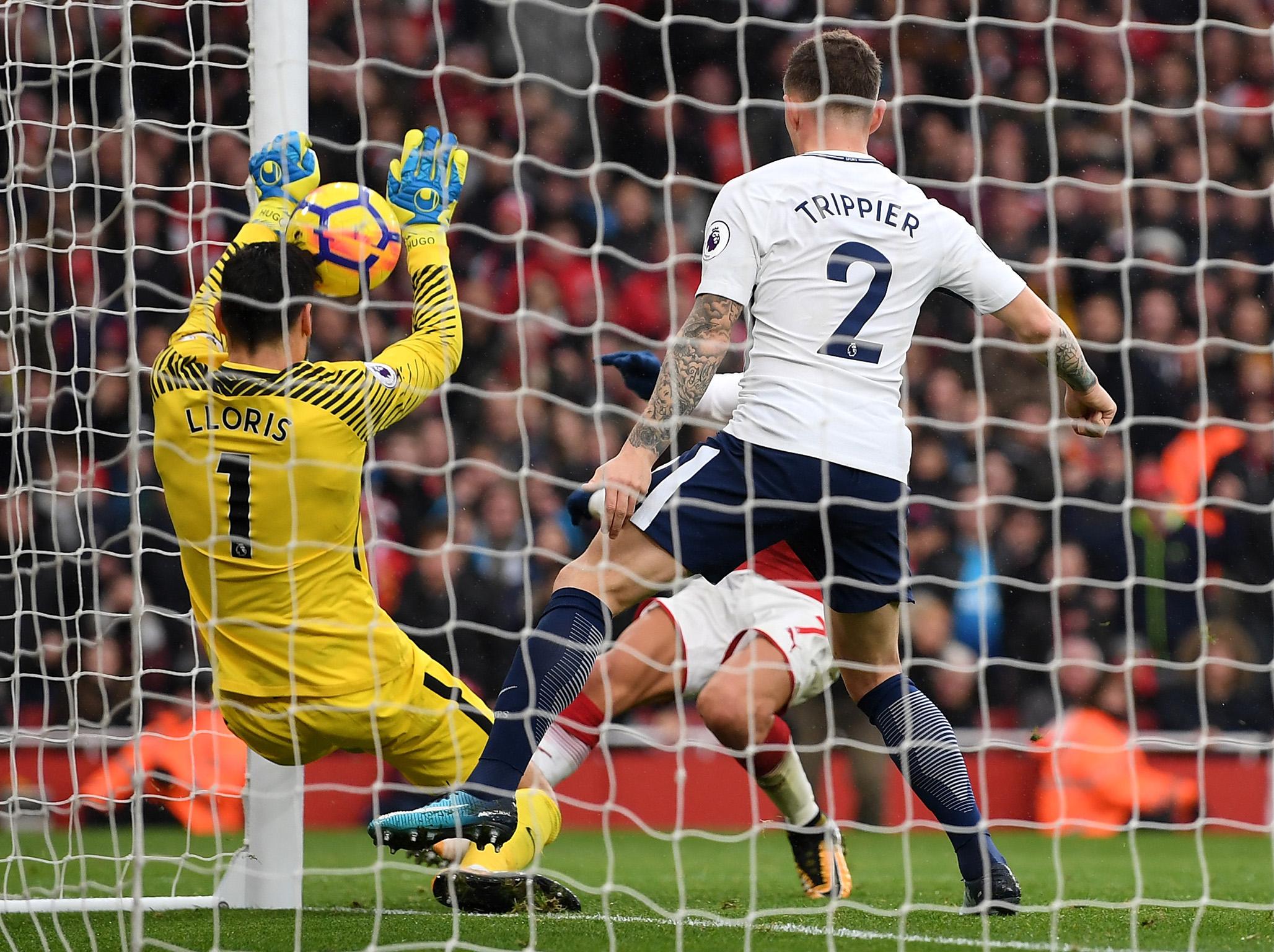 Trippier struggled to get forward and was poor for Arsenal's second goal