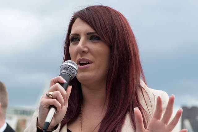 <p>Former Britain First deputy leader Jayda Fransen was among the extremist candidates running, receiving just 50 votes</p>