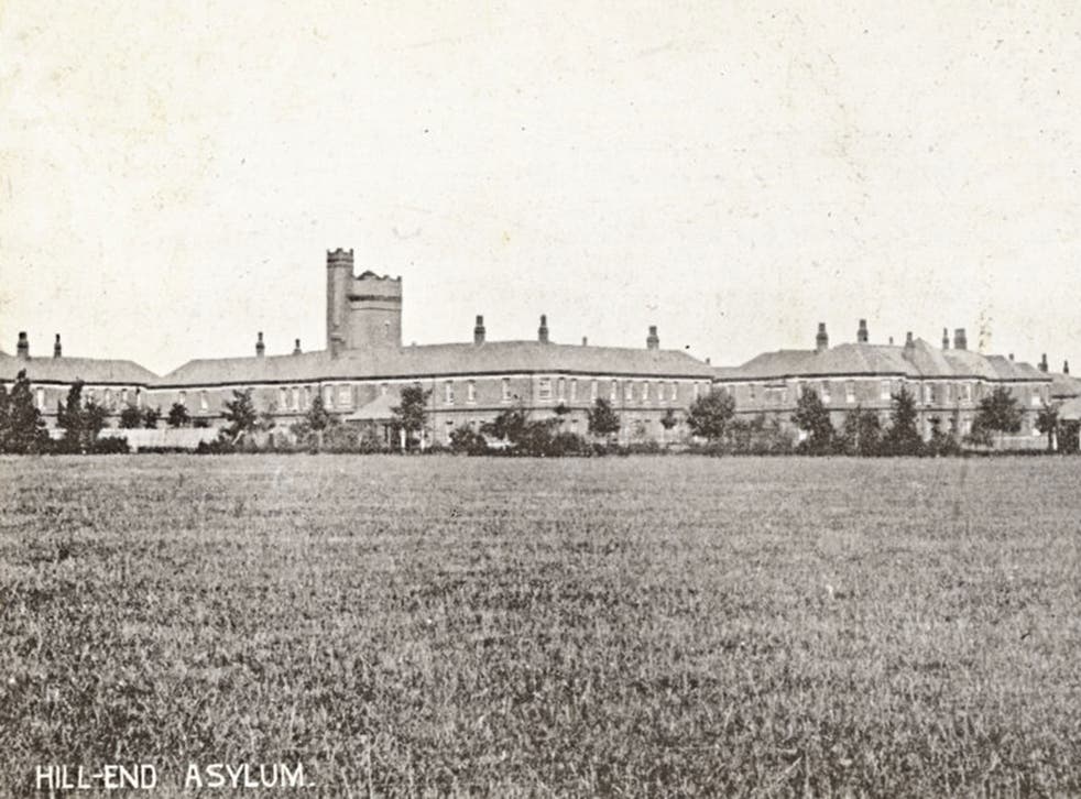 A postcard published in 1904, depicting Hill End Asylum, which later became Hill End Hospital Adolescent Unit