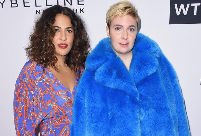 Jenni Konner (left) and Lena Dunham have apologised after speaking out in support of writer Murray Miller, who is accused of raping an actress when she was 17