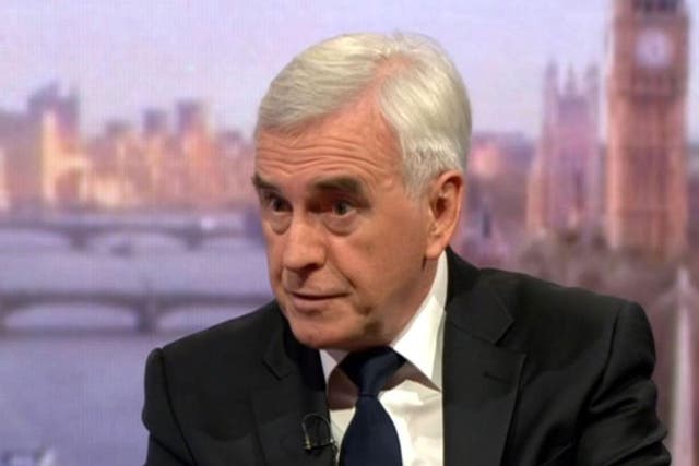 Britain needs to have a close relationship with the customs union after Brexit to ensure the peace process is not jeopardised, John McDonnell, the shadow chancellor, says