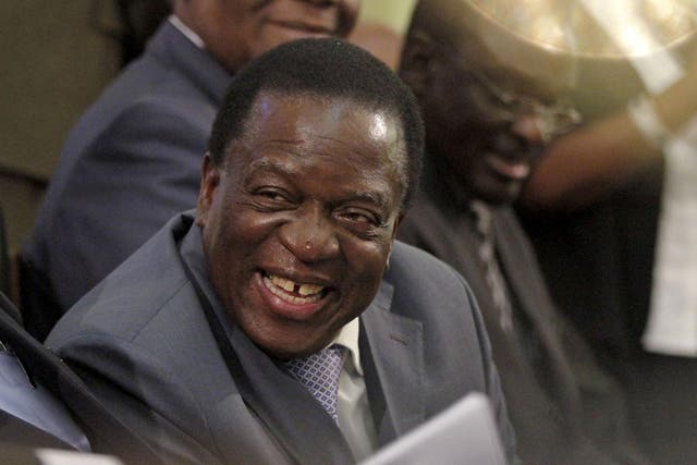 Emmerson Mnangagwa has taken over from Robert Mugabe as leader of the ruling Zanu-PF party