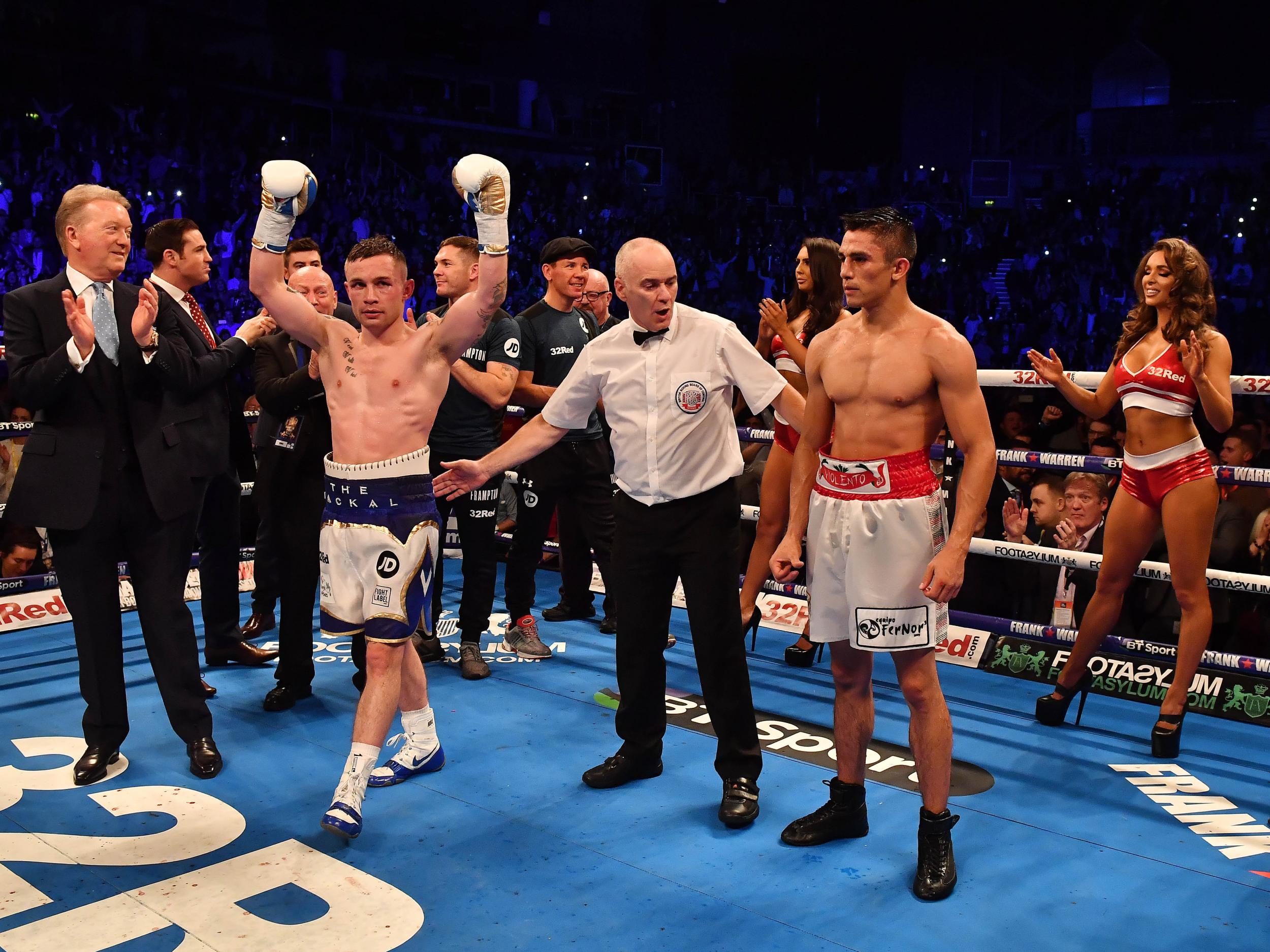 Frampton was named winner at the end of the 10 rounds