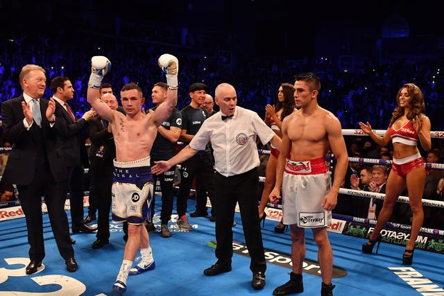 Frampton was named winner at the end of the 10 rounds 