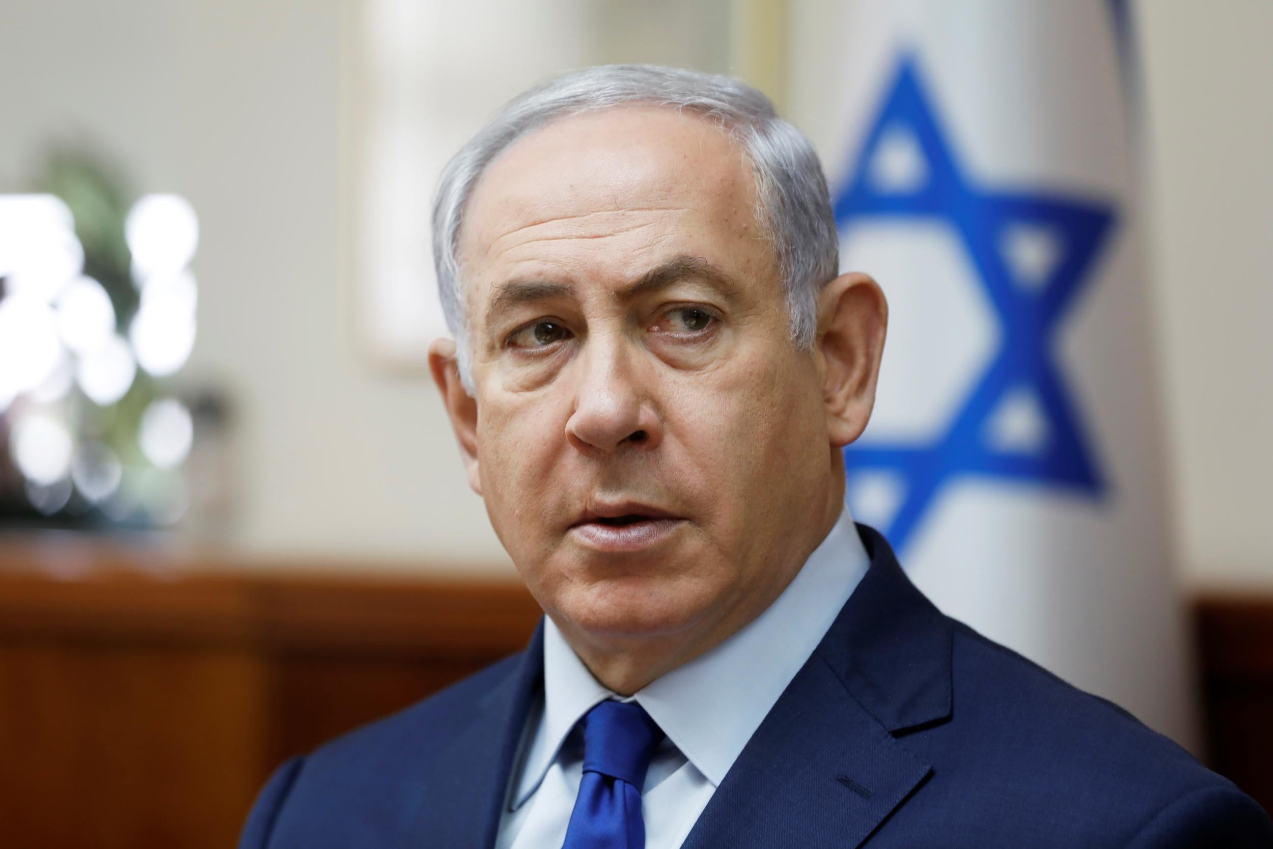 Israel's Prime Minister Benjamin Netanyahu