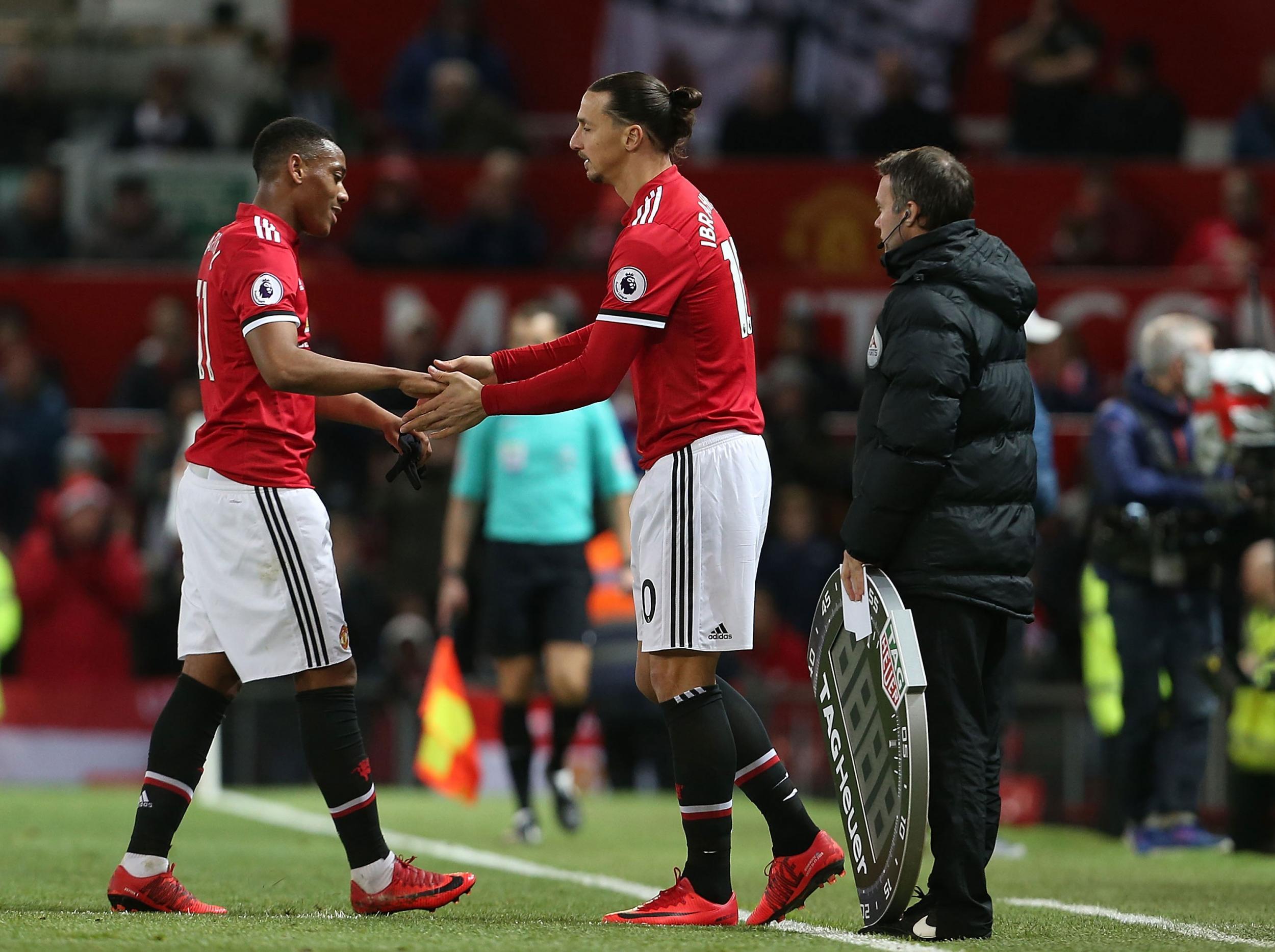 &#13;
Ibrahimovic returned for United on Saturday &#13;