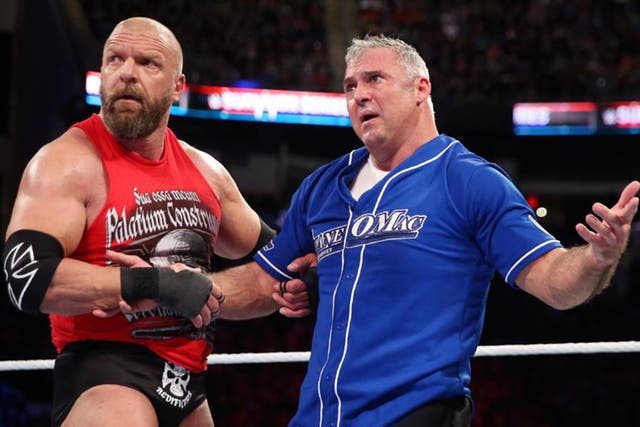 Triple H helped out rival Shane McMahon in getting rid of Kurt Angle