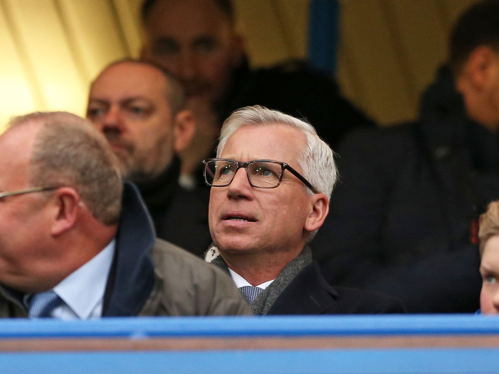 Alan Pardew is currently looking for work