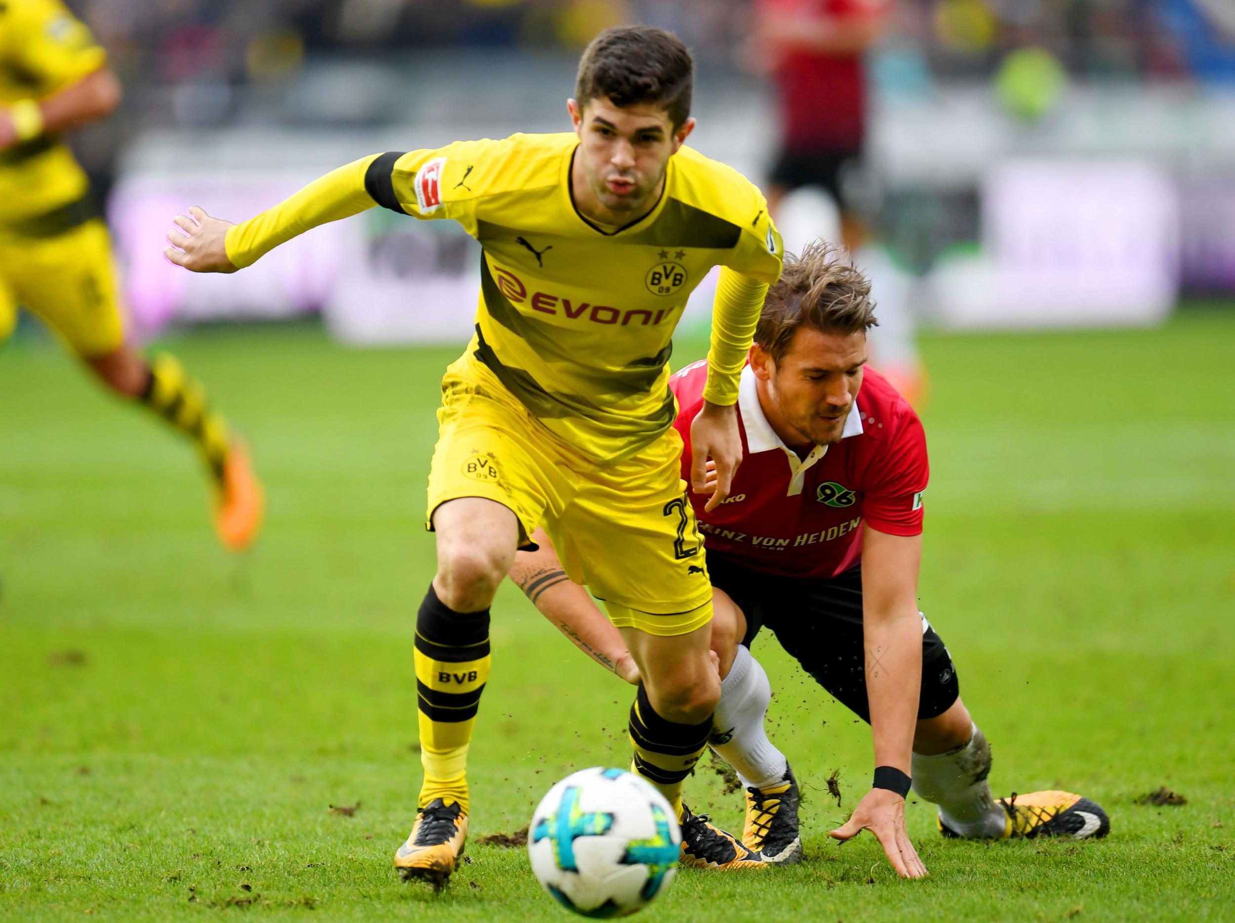 Pulisic is already a star after breaking into Dortmund's team two years ago