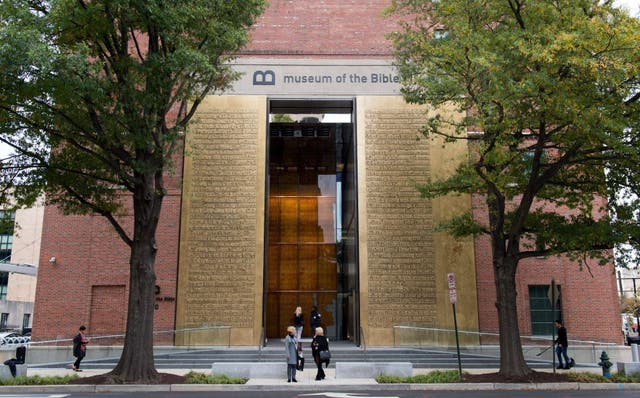 The new Museum of the Bible measures 430,000 sq ft (Saul Loeb/AFP)