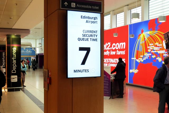 Smartphones are helping airports move travellers through faster