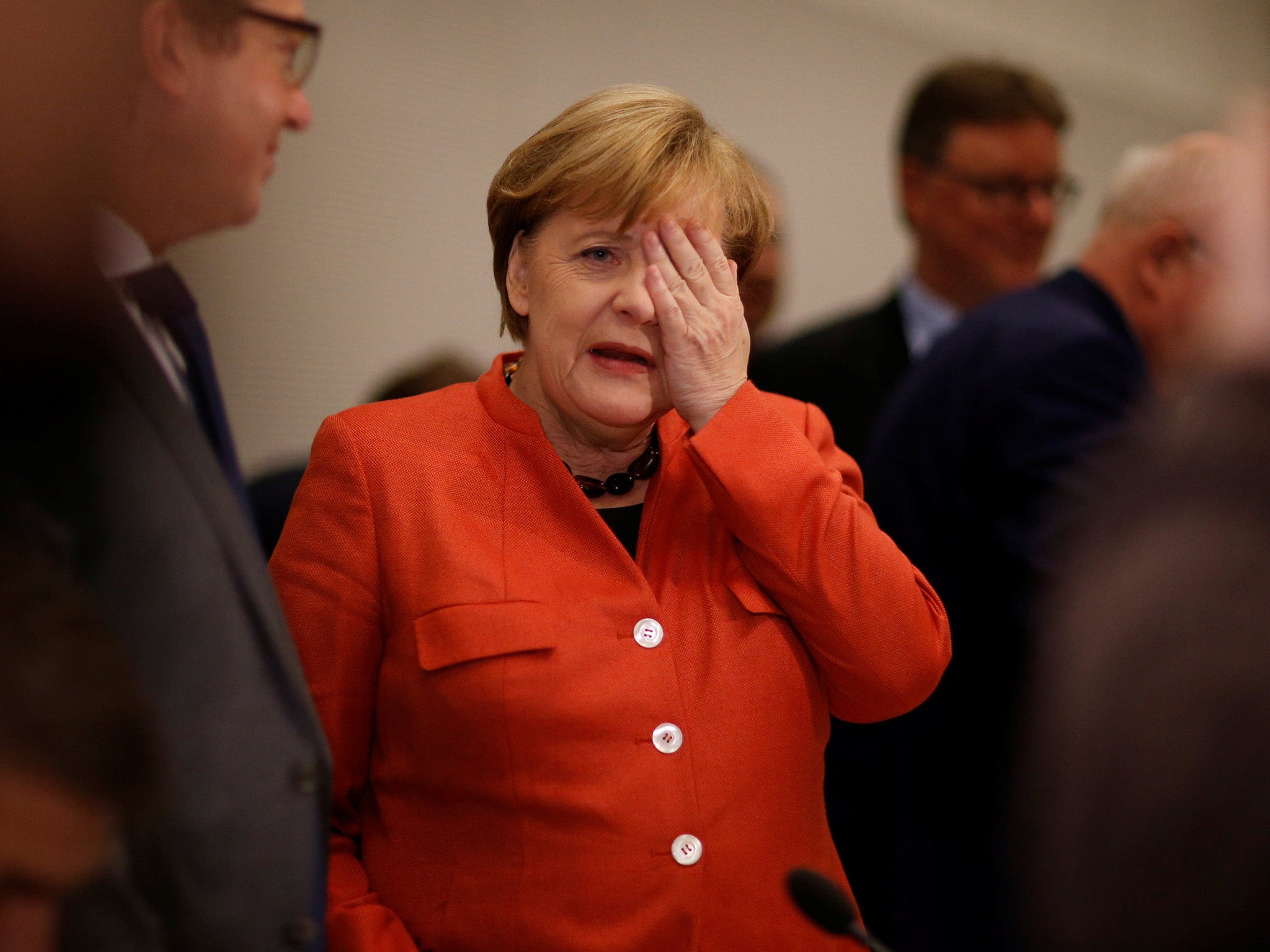 Angela Merkel said she would prefer another election rather than endure political stalemate
