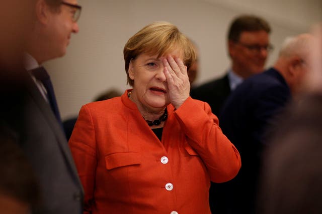 Angela Merkel said she would prefer another election rather than endure political stalemate