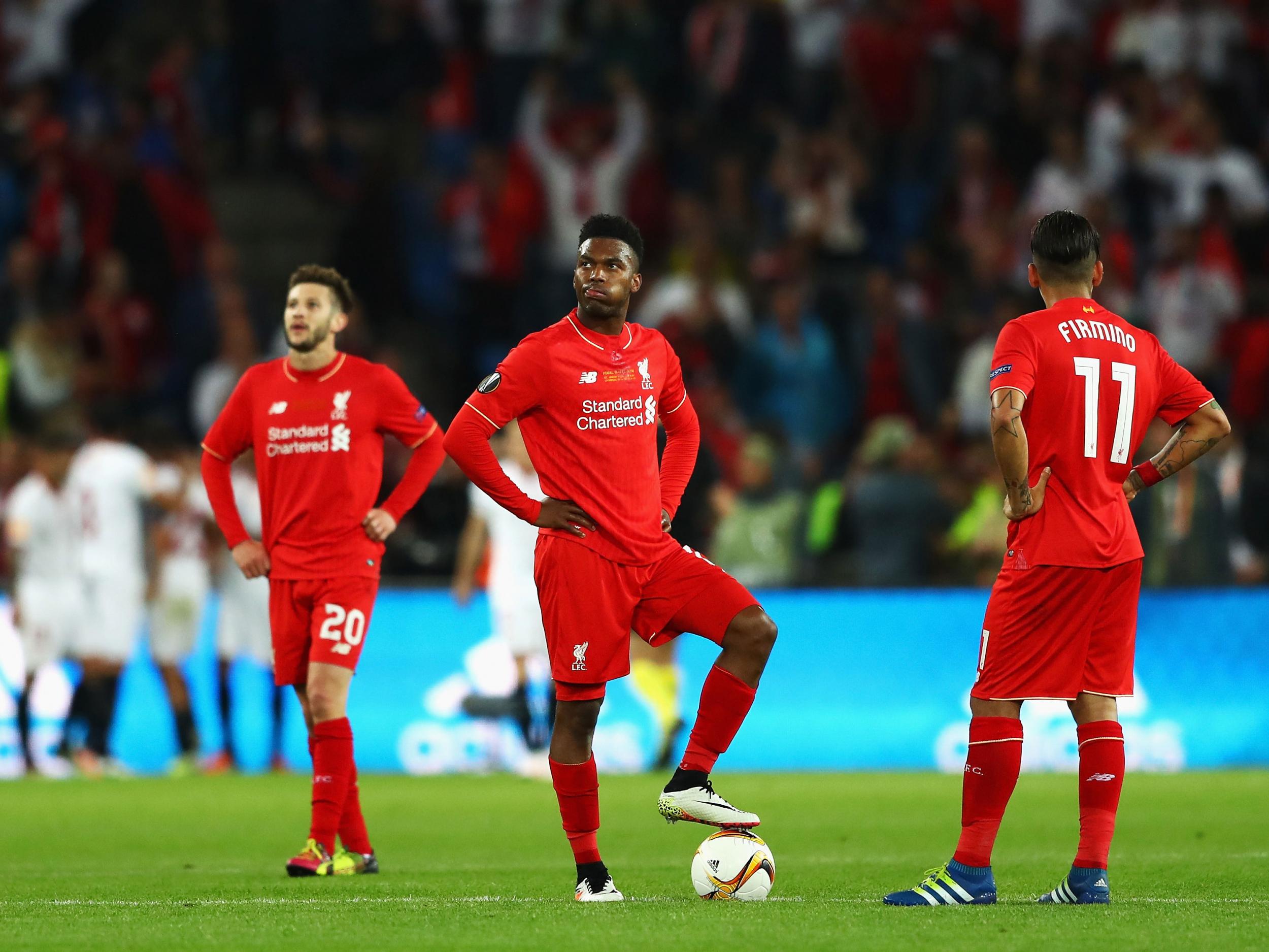 Liverpool collapsed to defeat against Sevilla in the 2016 Europa League final