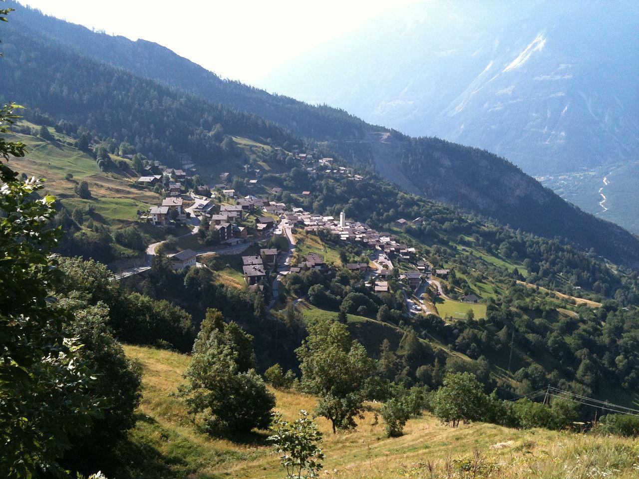 Albinen, near Leukerbad in Valais.