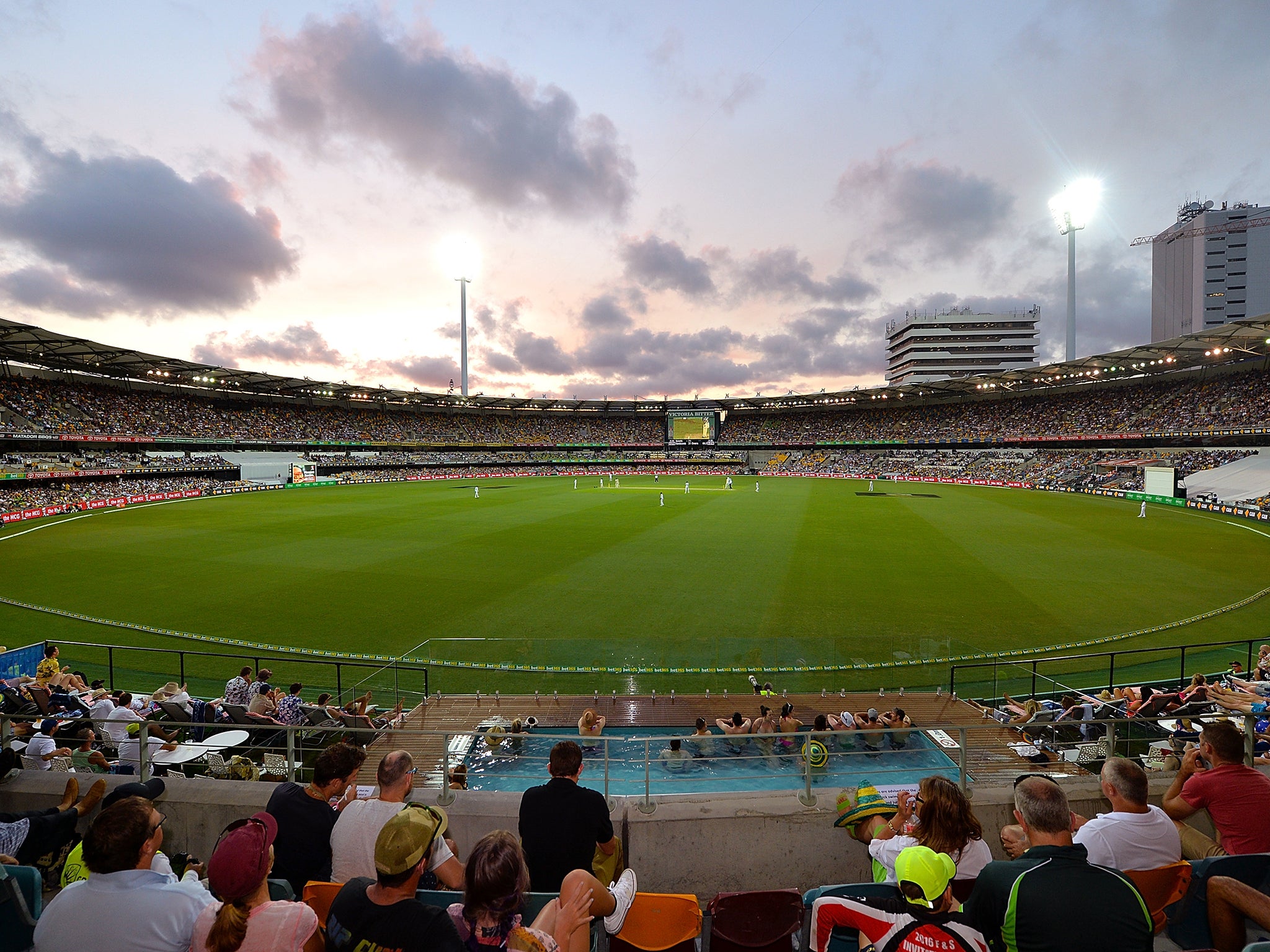 The Gabba will host the first Test in Brisbane