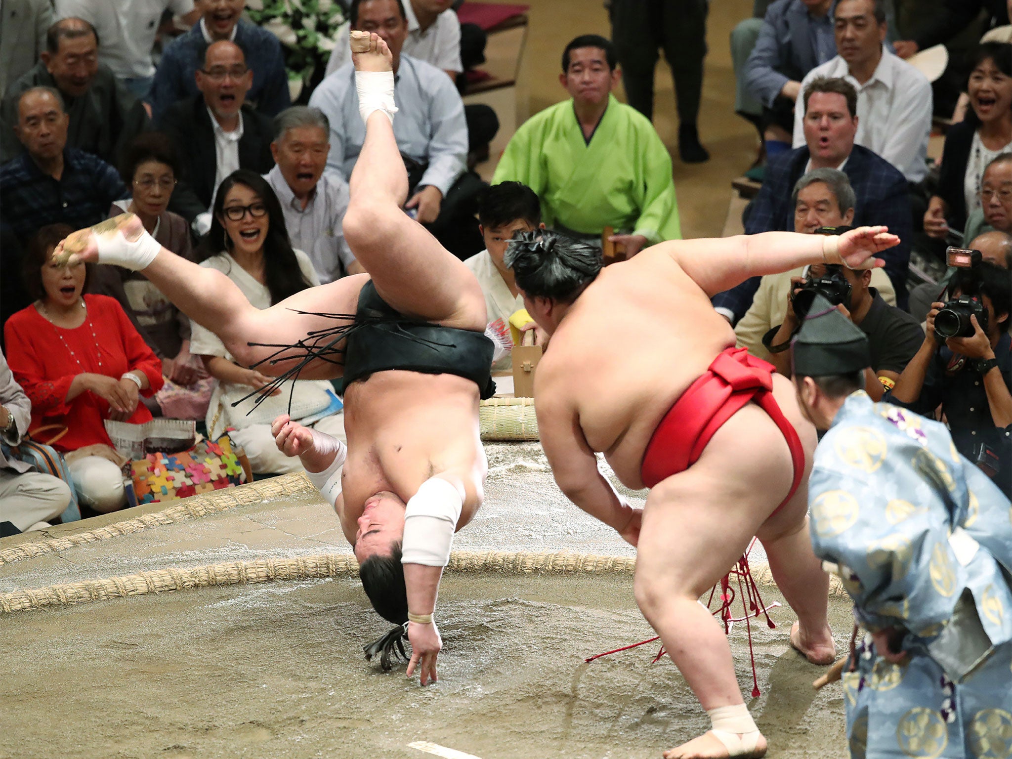 The world of sumo wrestling turned upside down by yet another abuse scandal  involving a grand champion, The Independent