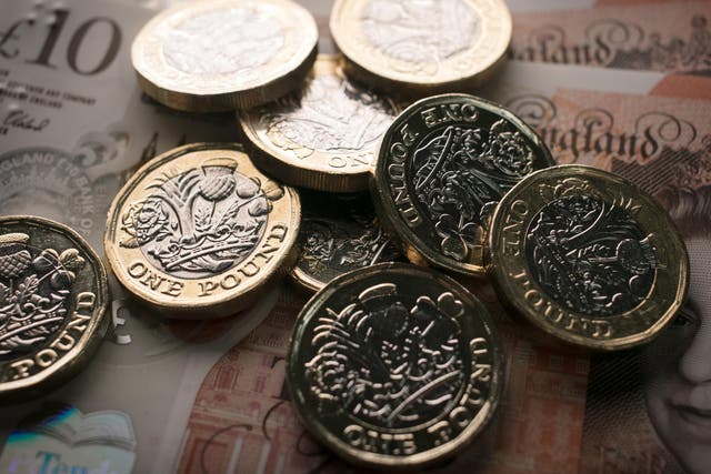 The pound was trading at $1.34 late on Wednesday 
