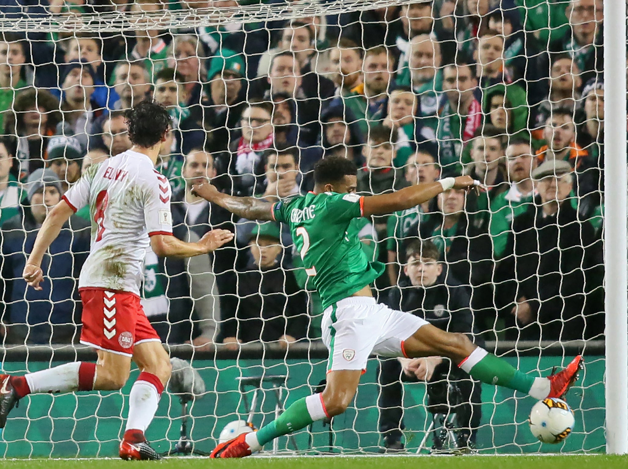 Christie turned the ball into his own net against Denmark