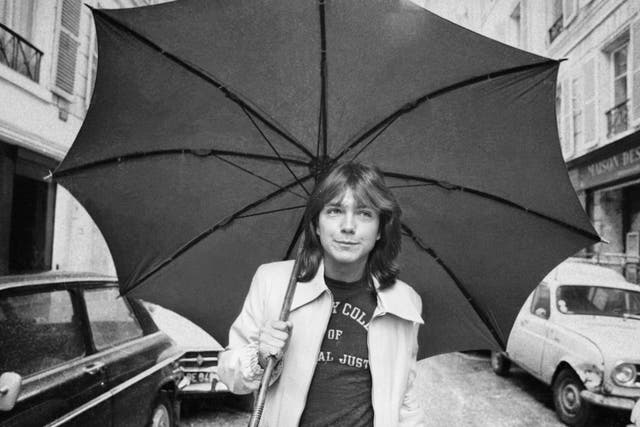 David Cassidy pictured in London in 1974
