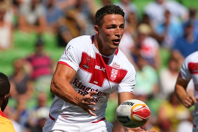 Sam Burgess should be fit for England's semi-final against Tonga despite missing training