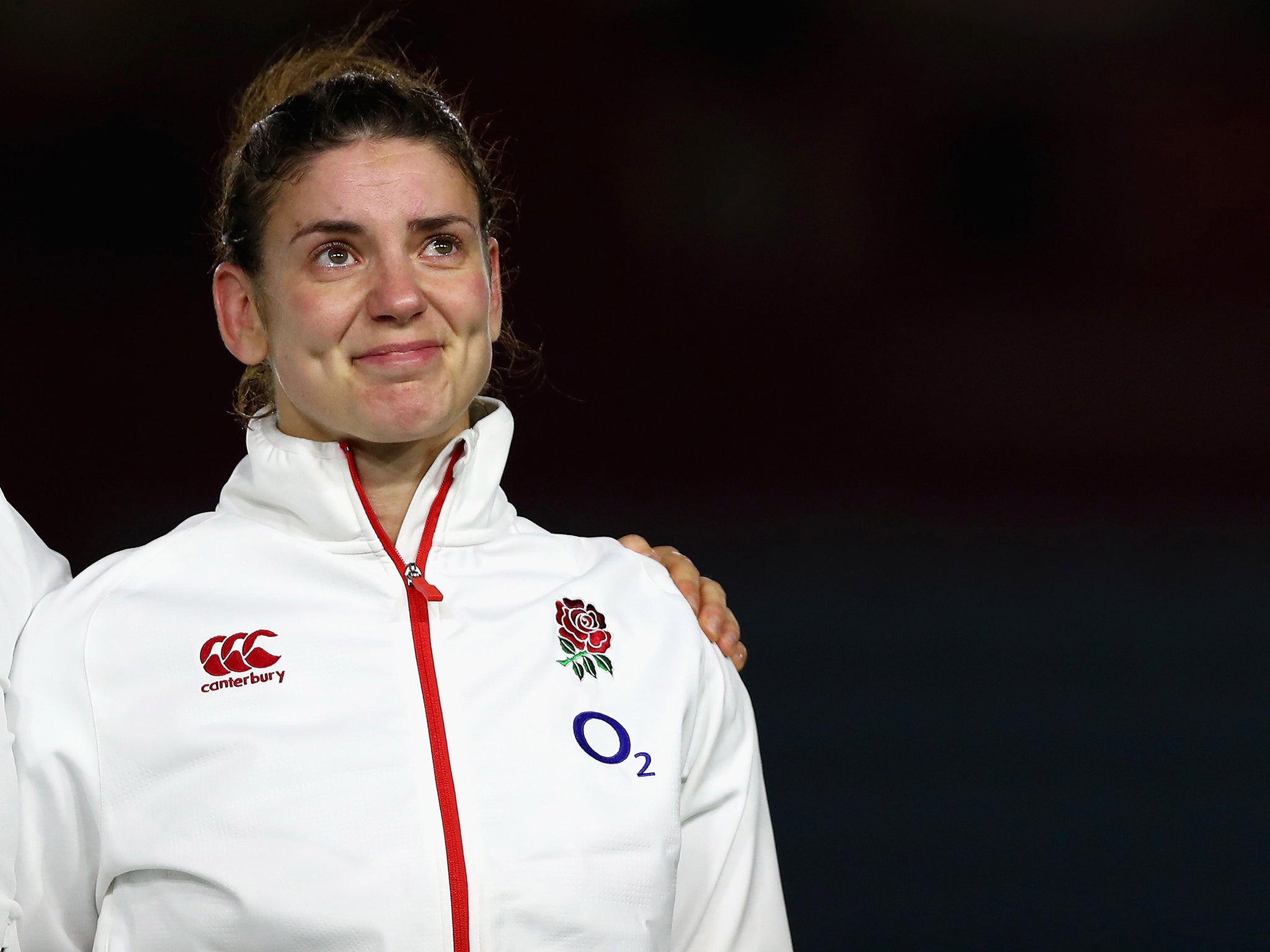 Sarah Hunter made her 100th Test appearance in the 49-12 win over Canada