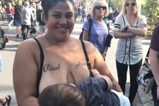 Mother hits back after she was shamed for breastfeeding at Disneyland