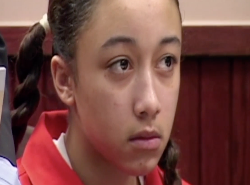 Cyntoia Brown during her trial in 2004