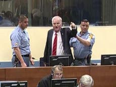 Ratko Mladic ejected from courtroom after angry outburst