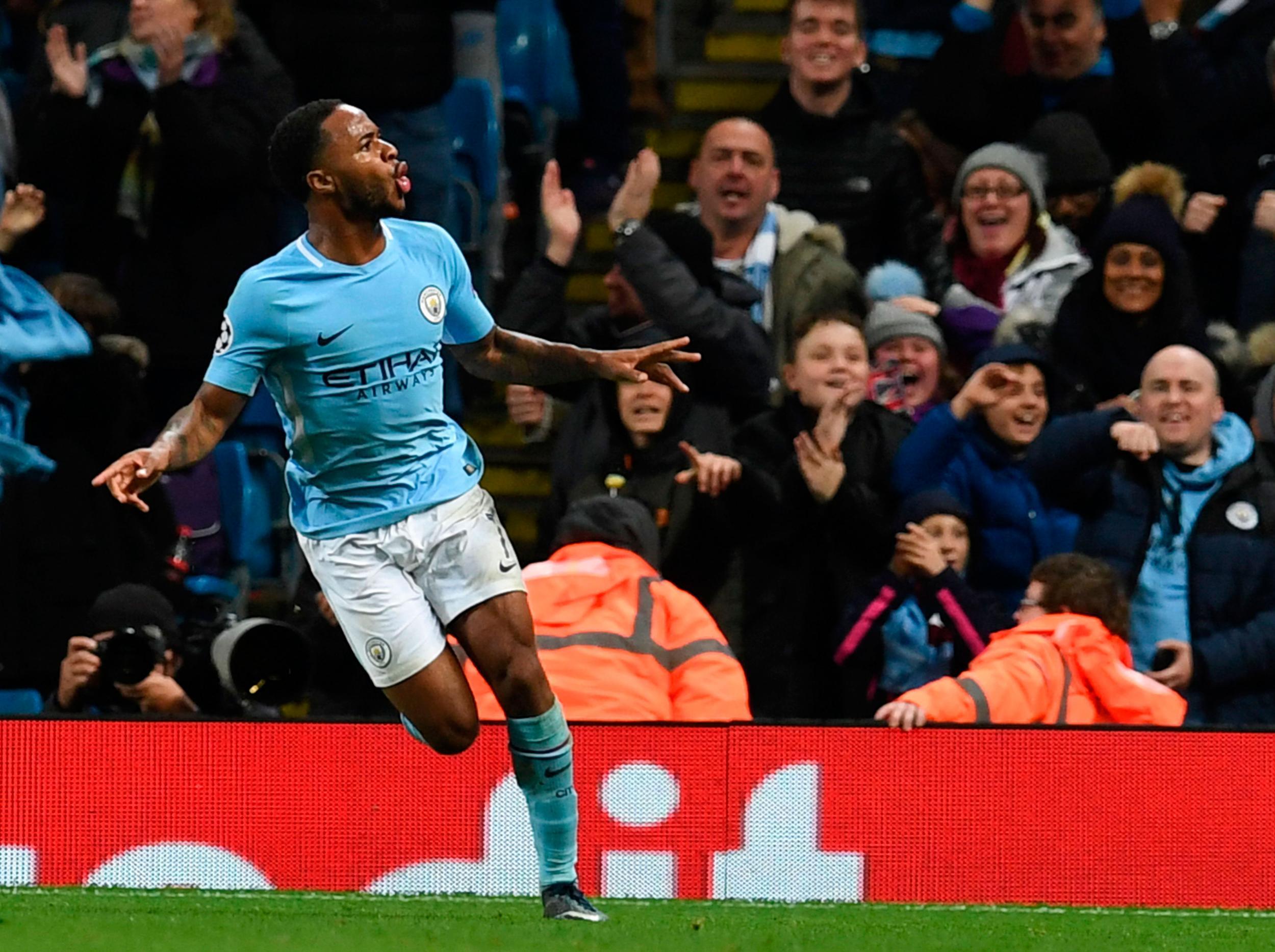 Raheem Sterling has eight league goals and 12 in all competitions