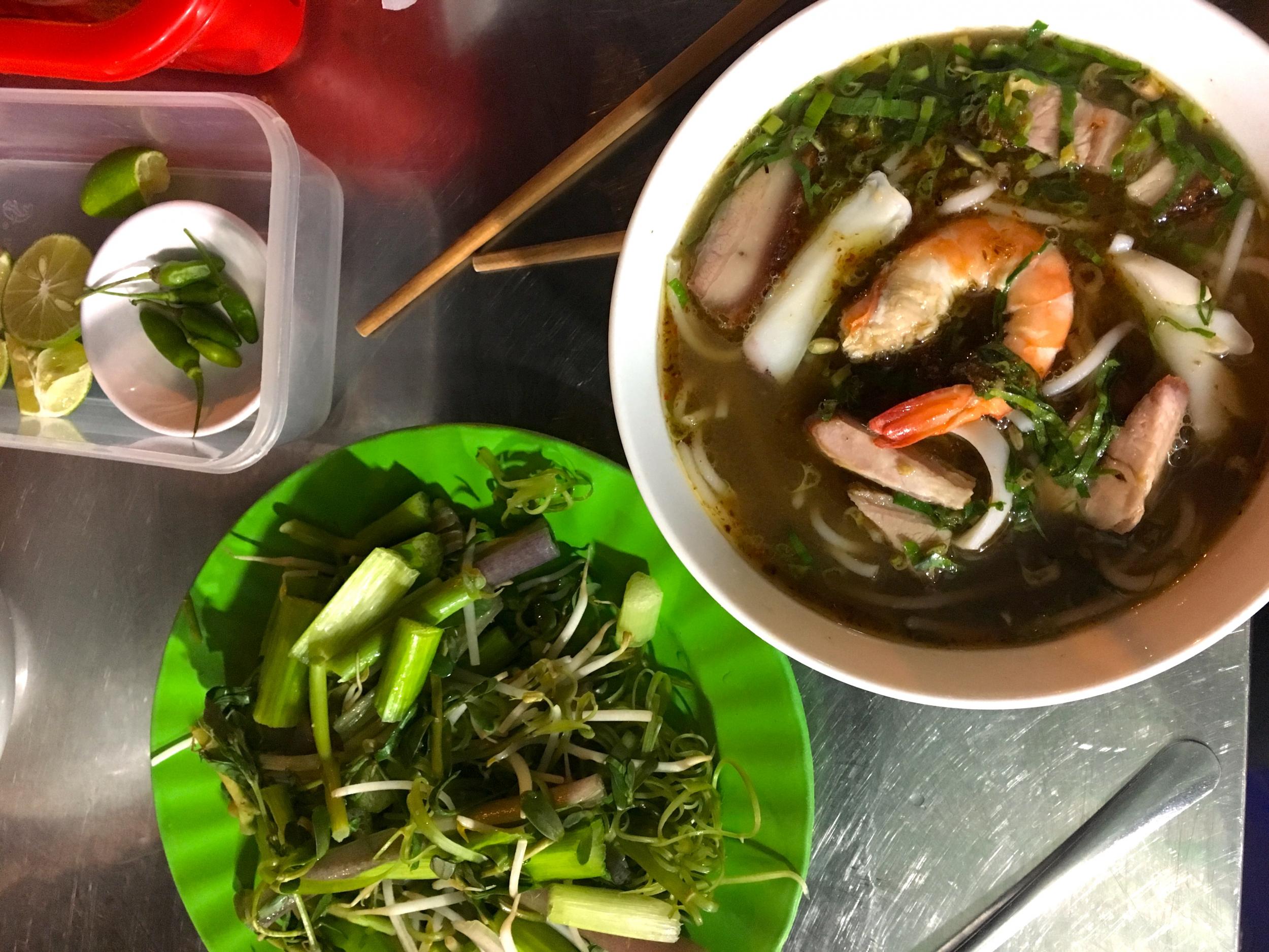 Bun mam is fermented fish soup