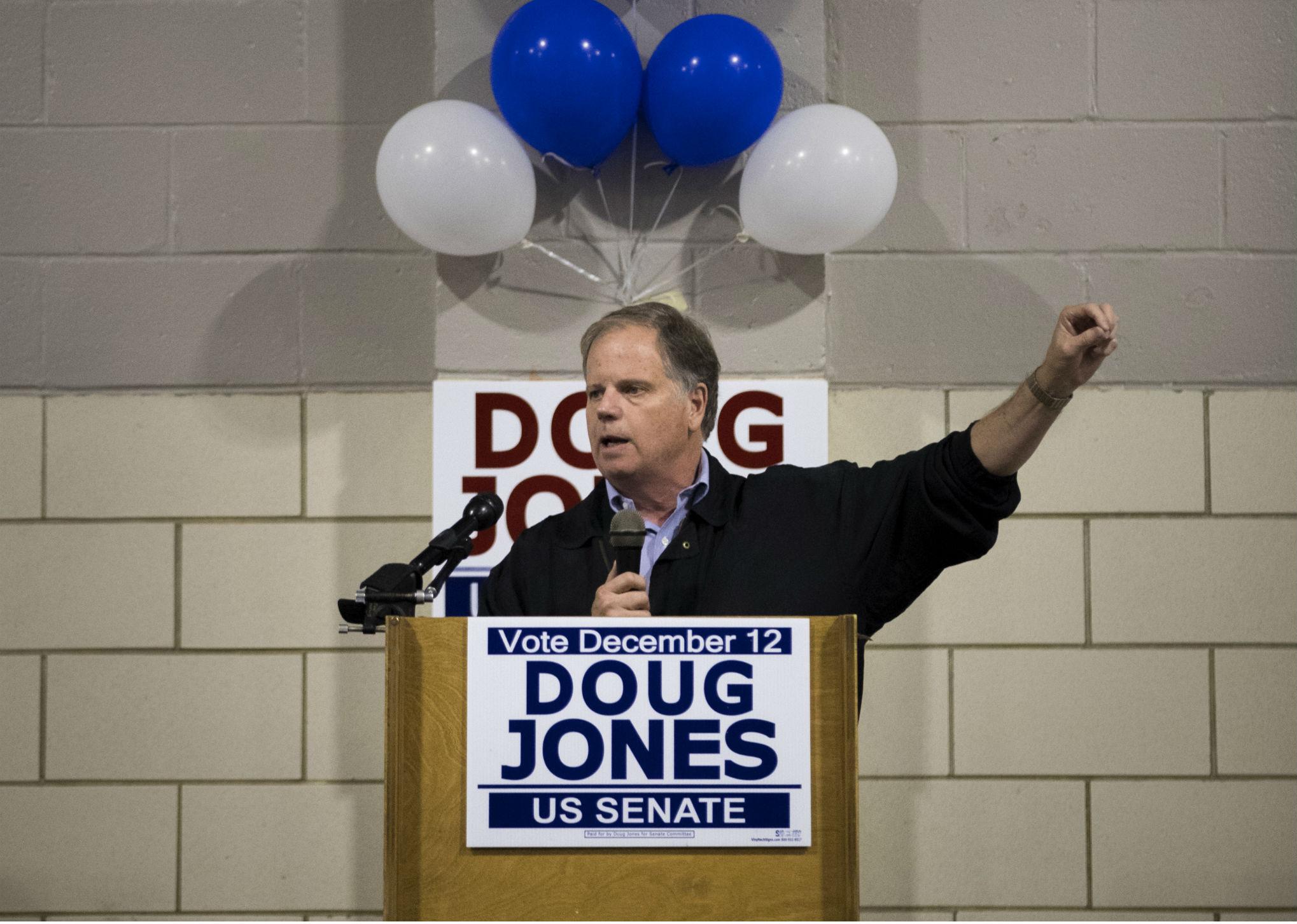 Democratic candidate for US Senate Doug Jones (Photo by Drew Angerer/Getty Images)