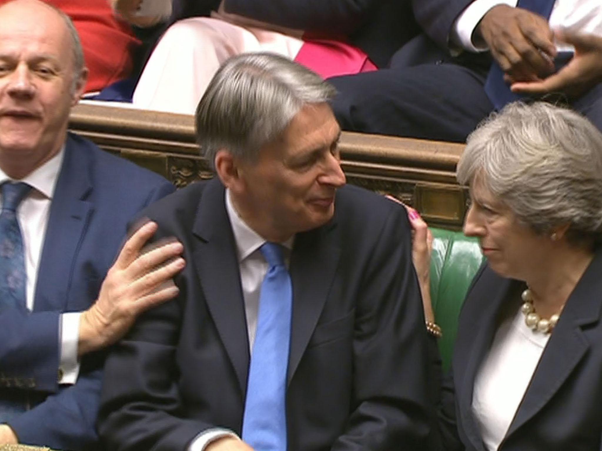 Philip Hammond was criticised in the Commons - six days after delivering the Budget