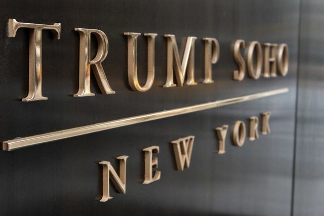 The Trump SoHo Hotel is removing the reference to the US President from its name