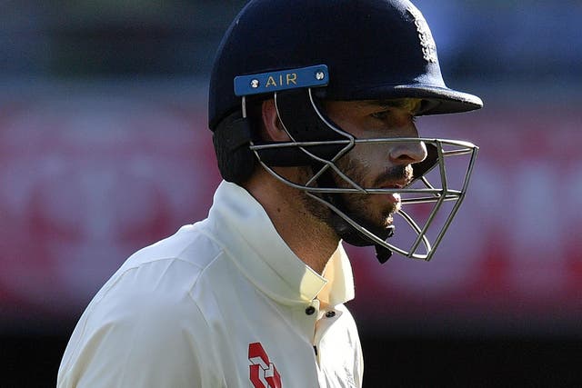 Vince is yet to settle in the Test side
