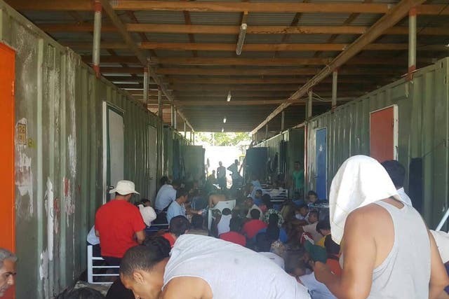 Men occupy the closed Manus Island immigration detention centre in Papua New Guinea
