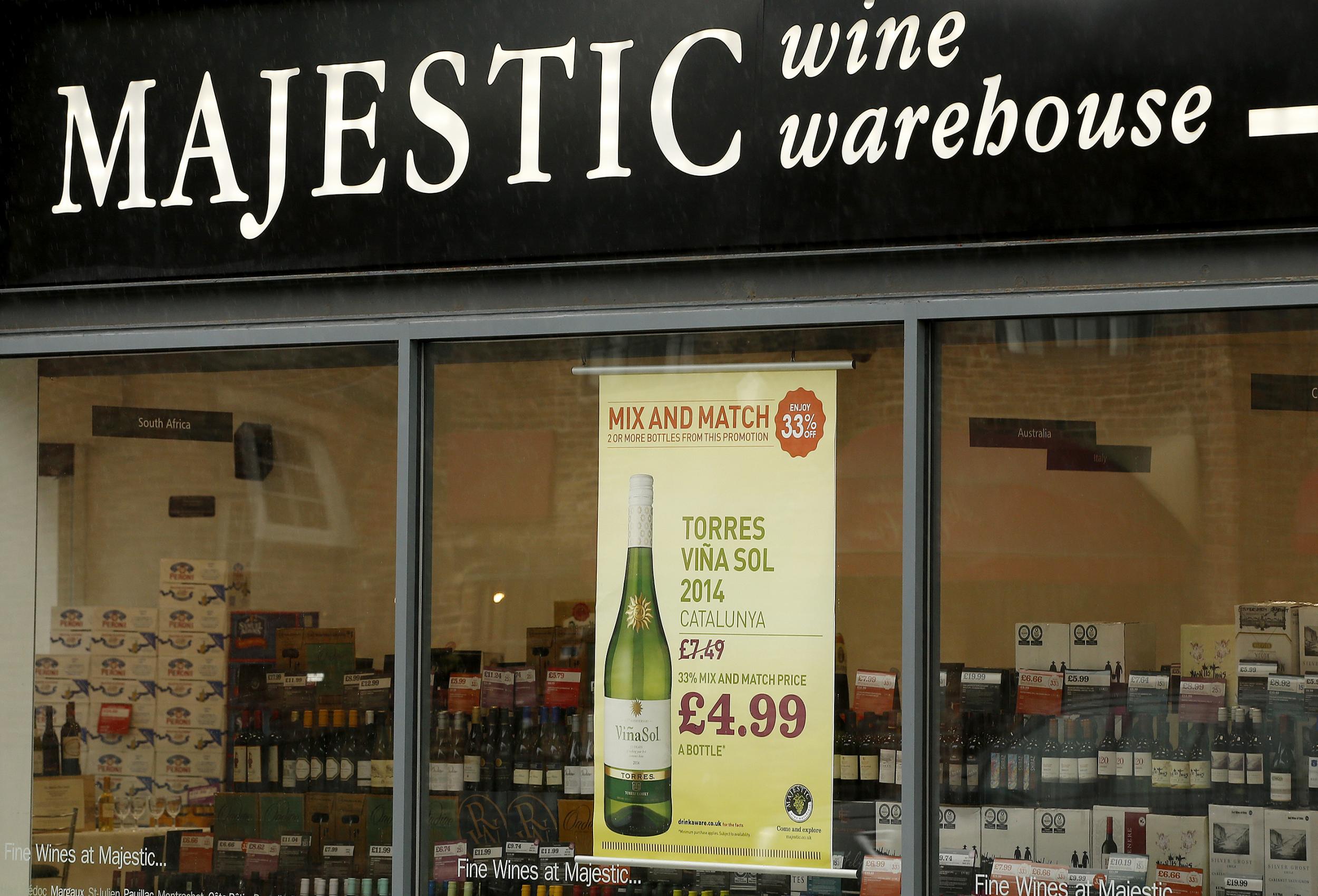 Majestic Wine saw an increase in the number of repeat customers