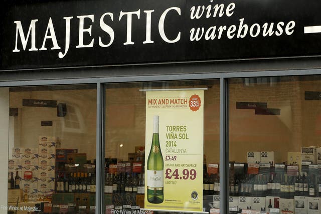 Majestic Wine saw an increase in the number of repeat customers