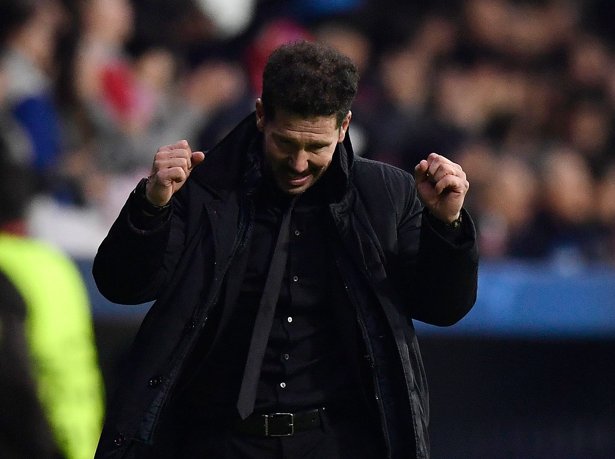 Simeone was a relieved man after the win