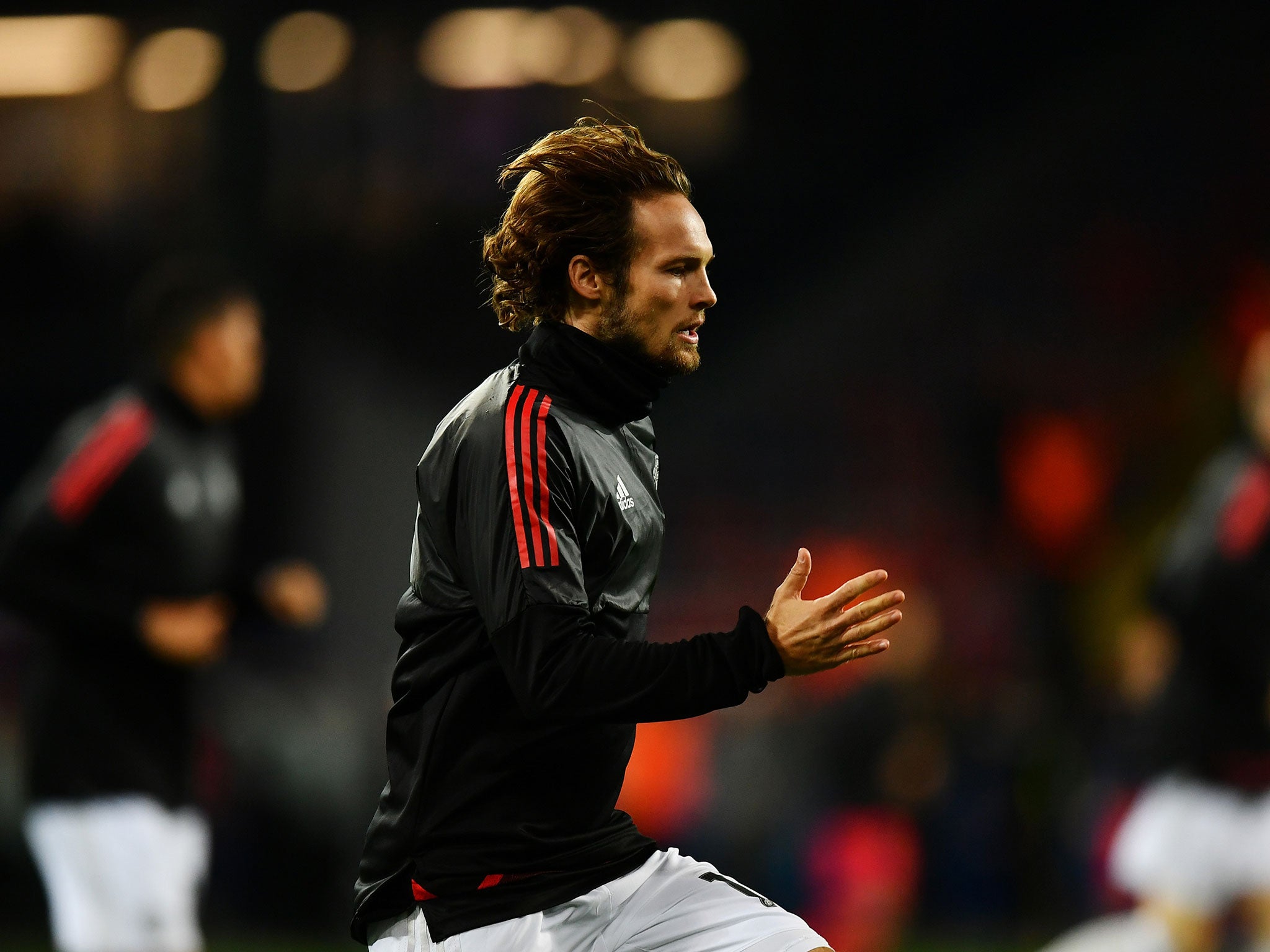 Daley Blind is looking for a reaction from his United teammates