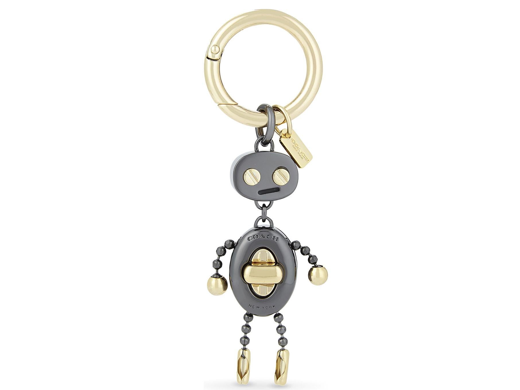 Coach, Twist-Lock Closure Robot Charm Key Ring, £60, Selfridges