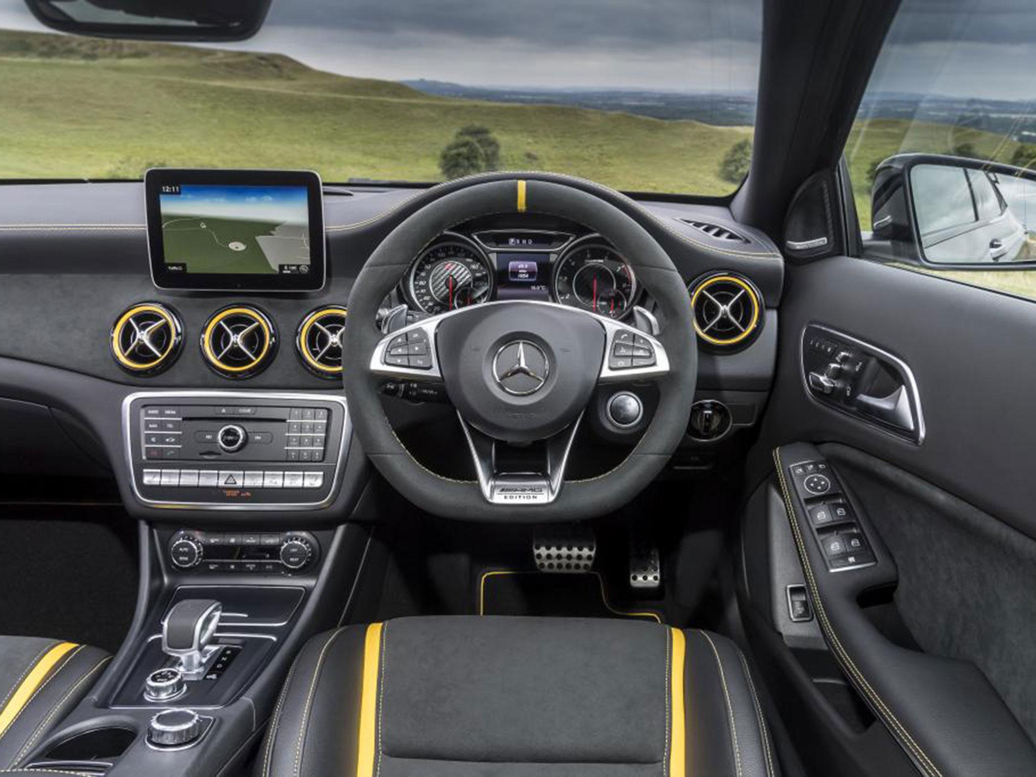 The GLA is well put together and tasteful to be inside – but many other models will give you more for your money