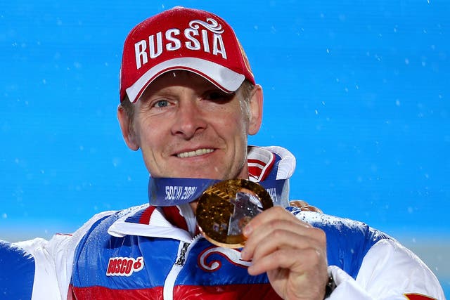 Aleksandr Zubkov won two gold medals at the 2014 games