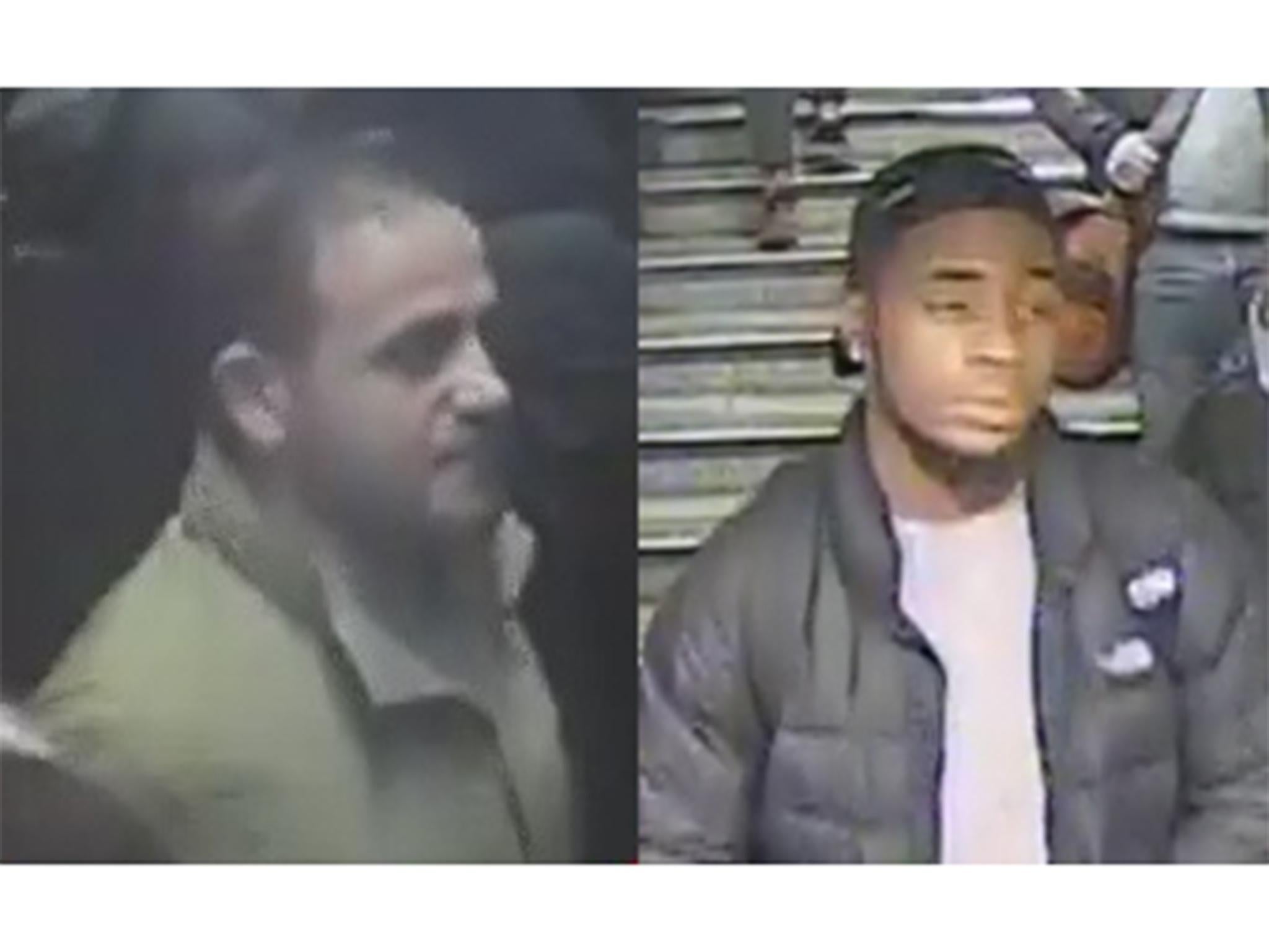 Police have released images on the men they want to talk to