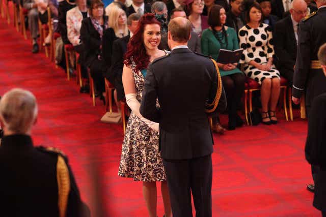 Natasha Devon was awarded an MBE for services to young people in 2015