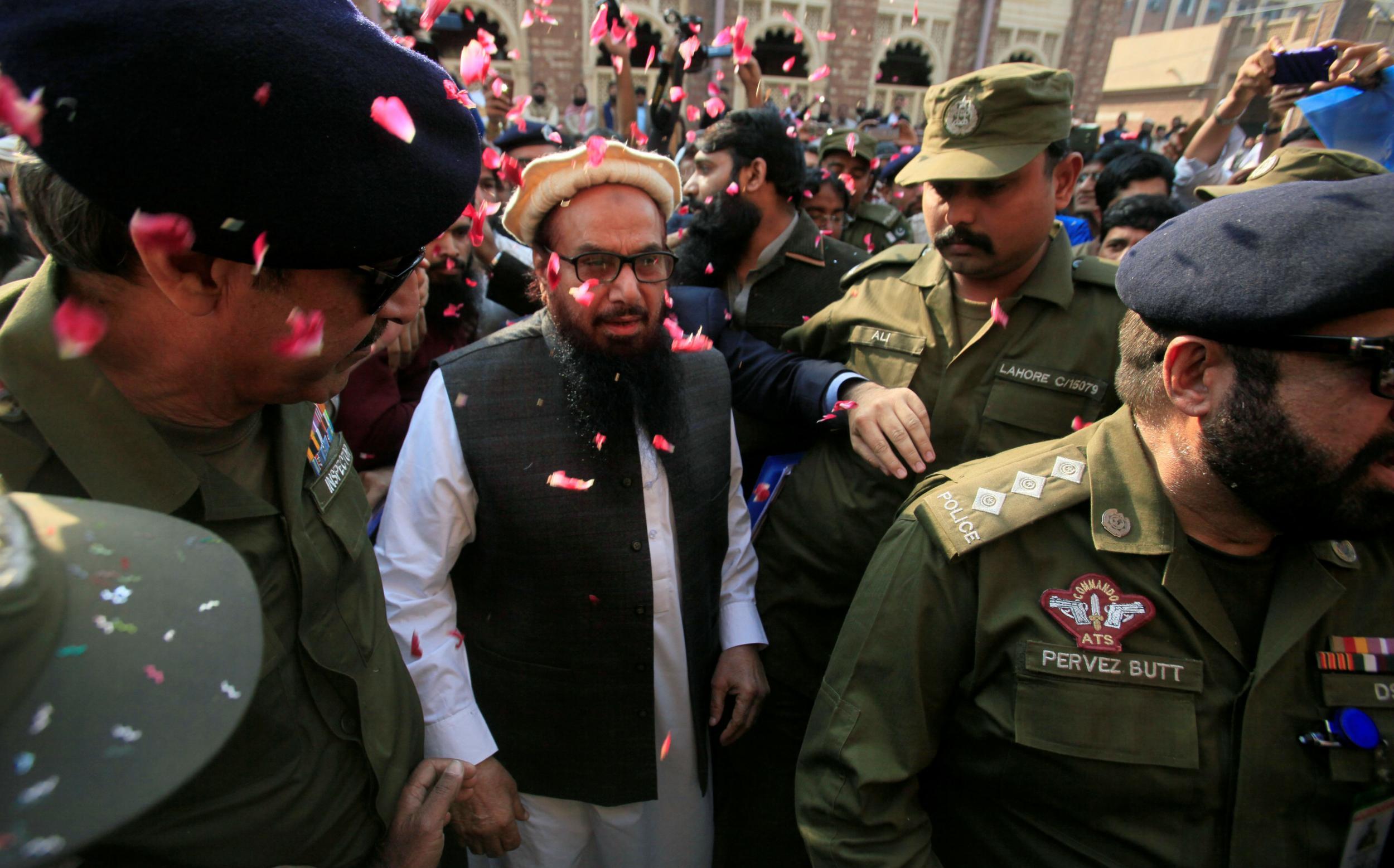 A court released the head of Jamaat-ud-Dawa from house arrest in Lahore