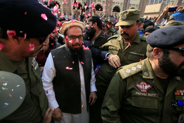 A court released the head of Jamaat-ud-Dawa from house arrest in Lahore