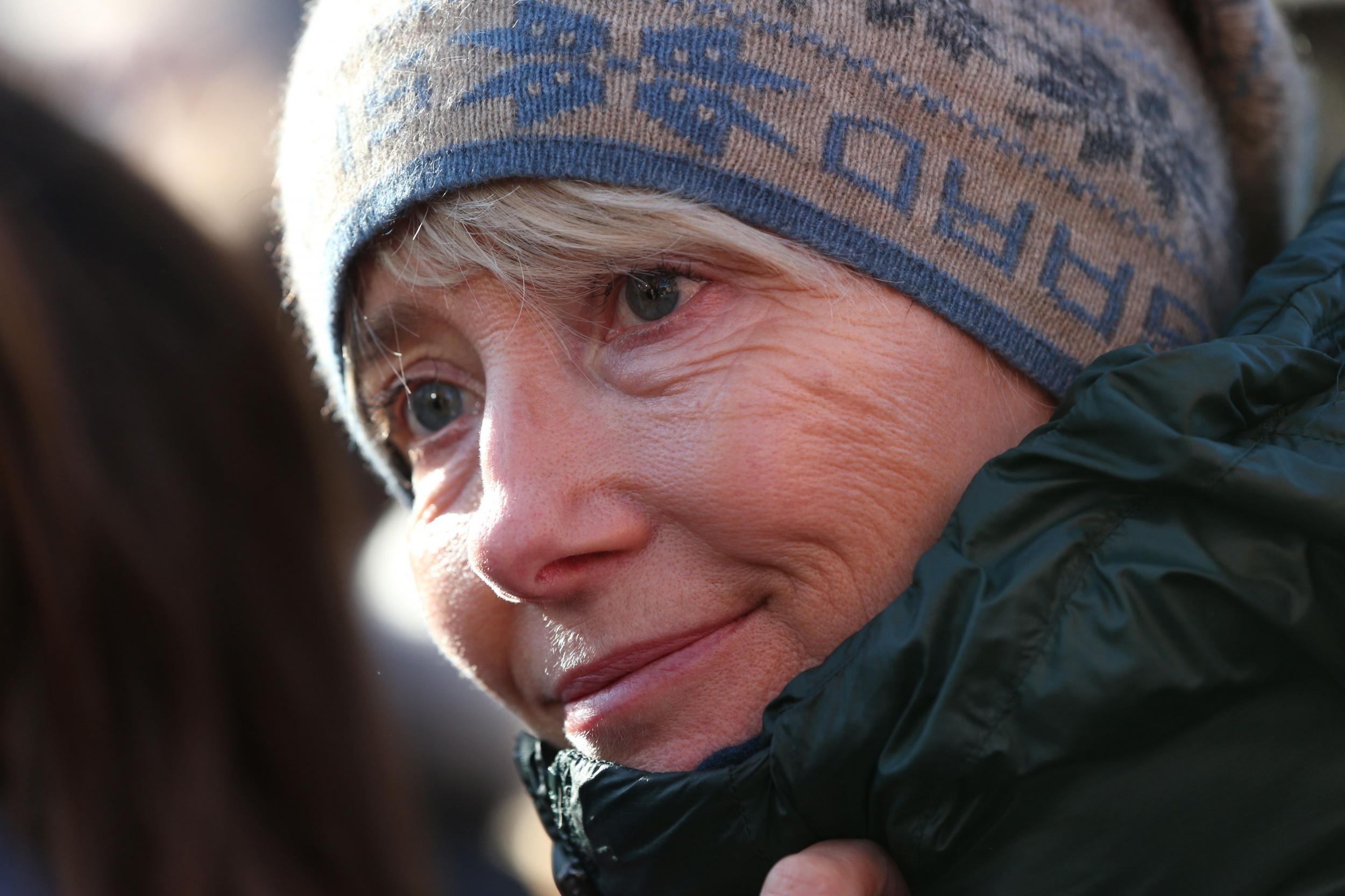 Emma Thompson (above) called on the Foreign Secretary Boris Johnson to ‘get on a plane to Iran’