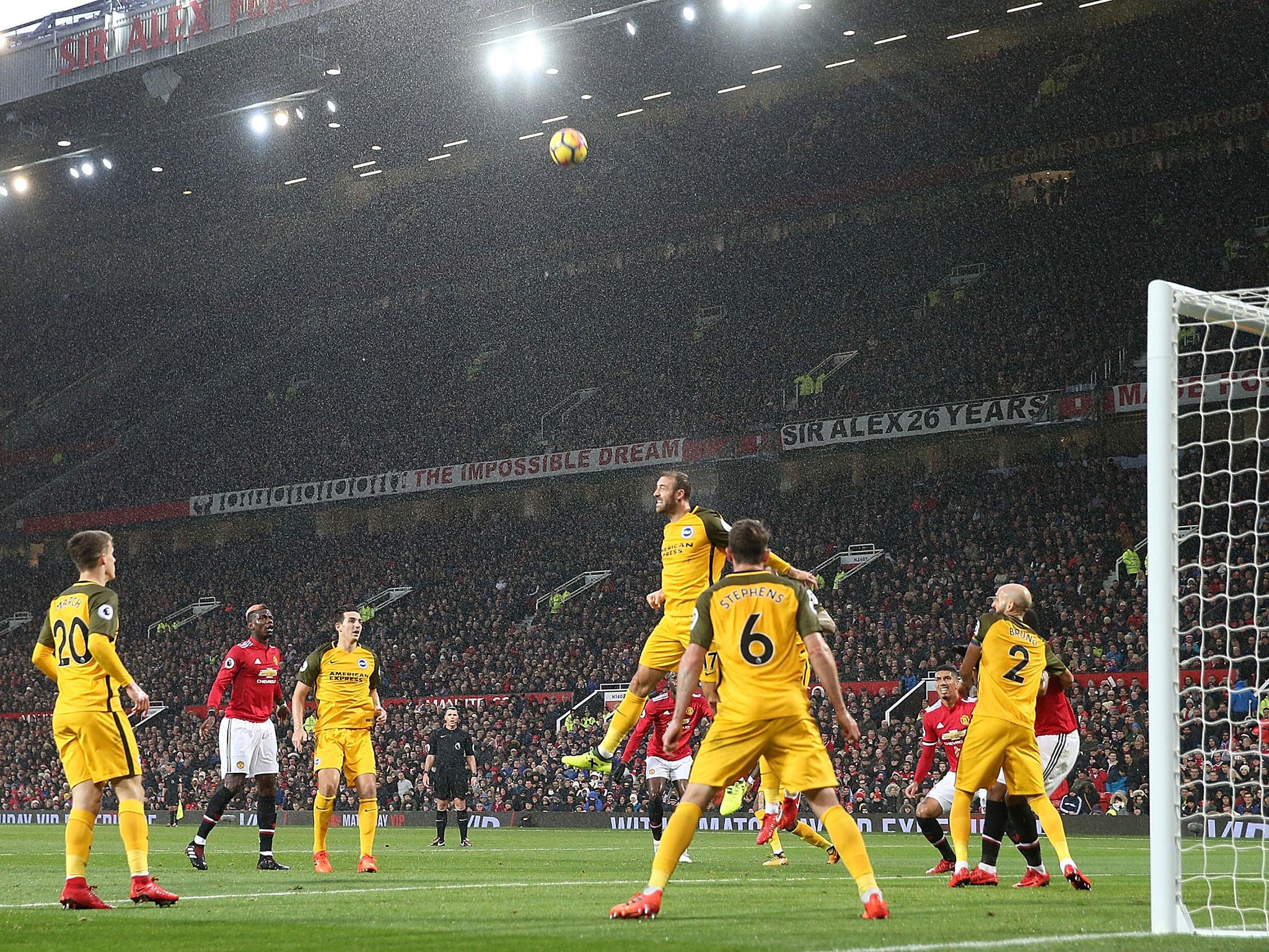 The weather in Manchester made for a dreary affair at Old Trafford on Saturday