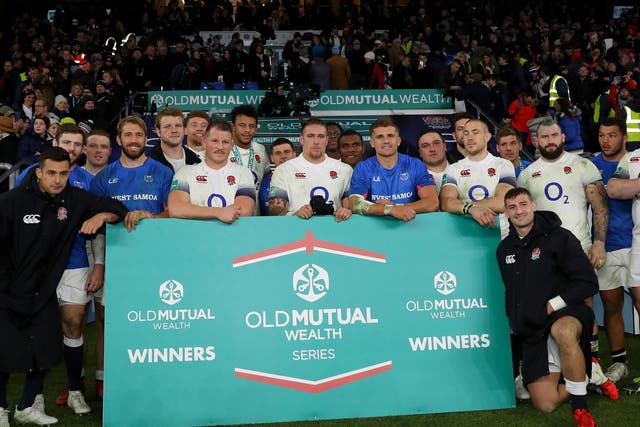England completed a clean sweep this autumn with victory over Samoa